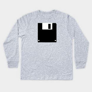 Floppy Disk 3.5-inch Kids Long Sleeve T-Shirt